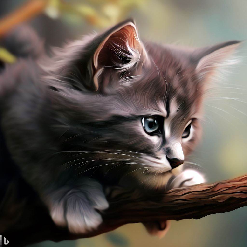 chat sur branche