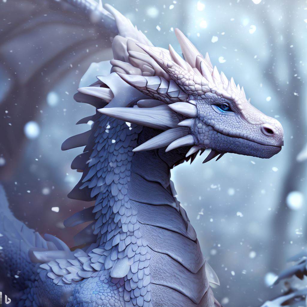 Animal Totem Dragon dragon neige