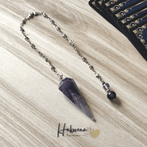 Pendule divinatoire Améthyste – Élévation