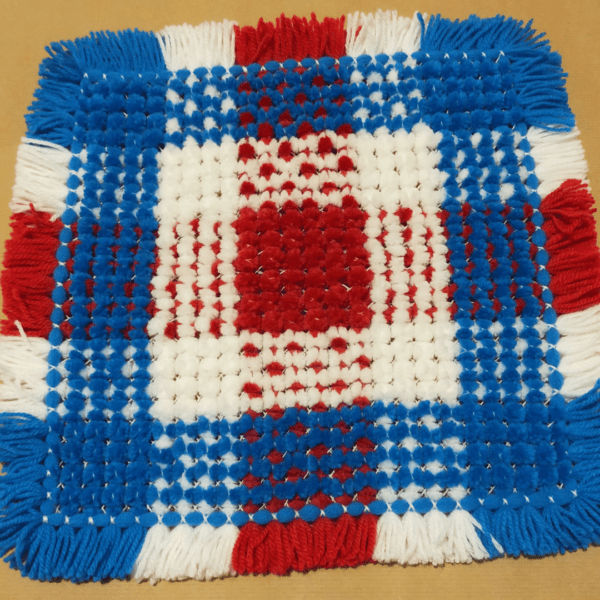 Nappe Tapis de tirage – Bleu, blanc, rouge