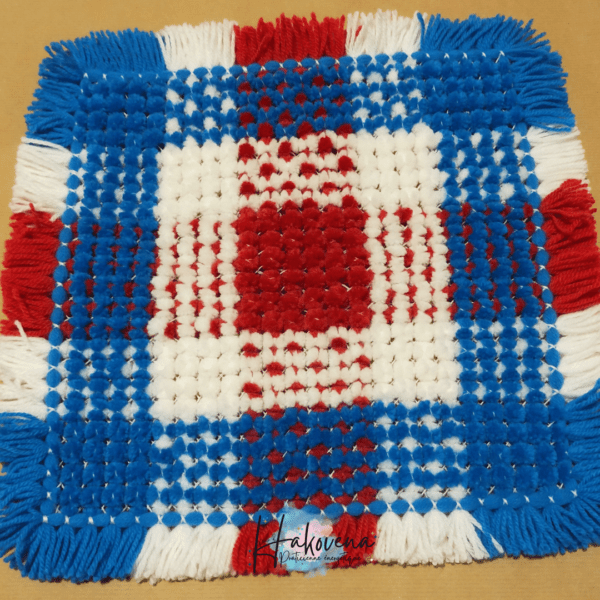 Nappe Tapis de tirage – Bleu, blanc, rouge
